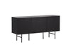 Björkön Skåp 42 x 75 x 150 Svart