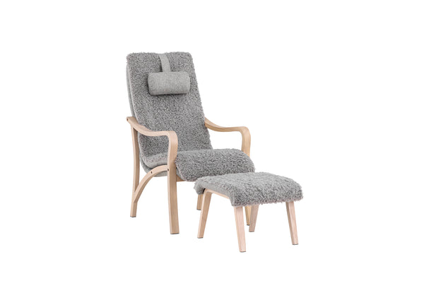 Fårö Loungefåtölj Ljusgrå