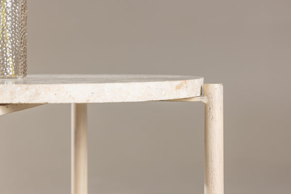 Sandhamn Soffbord ⌀40 Beige