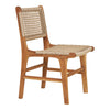 Derby Dining Chair - Teak, polyrattan, Naturell, 50 × 56 × 90 cm