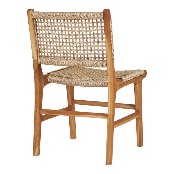 Derby Dining Chair - Teak, polyrattan, Naturell, 50 × 56 × 90 cm