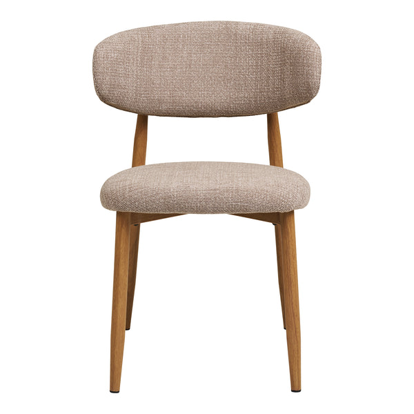 Levanto Matstol - Metall, Polyester, Plywood, Foam, Naturell