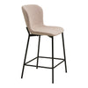 Maceda Barstol - Polyester, Stål , Beige
