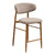 Levanto Barstol - Metall, Polyester, Plywood, Foam, Naturell