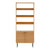 Kyoto Book Shelf - Oak veneer, Melamine, MDF, Stål, Ek , 80 × 30 × 200 cm
