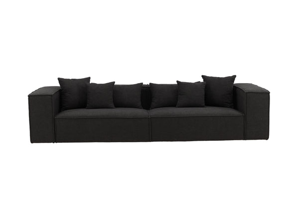 Gillholmen 3-sits soffor Svart
