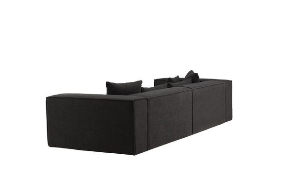 Gillholmen 3-sits soffor Svart
