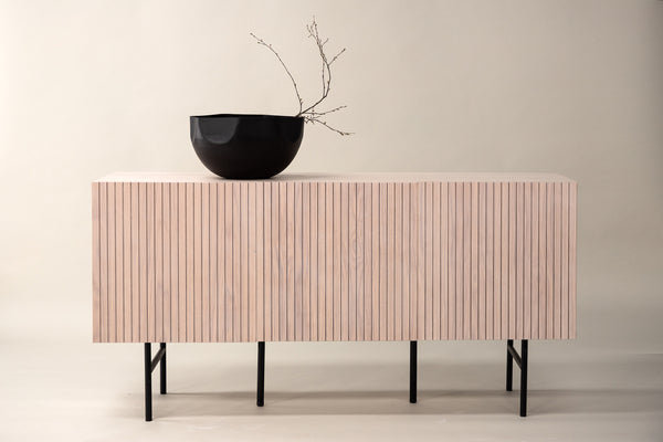 Björkön Skåp 42 x 75 x 150 Vitputsad