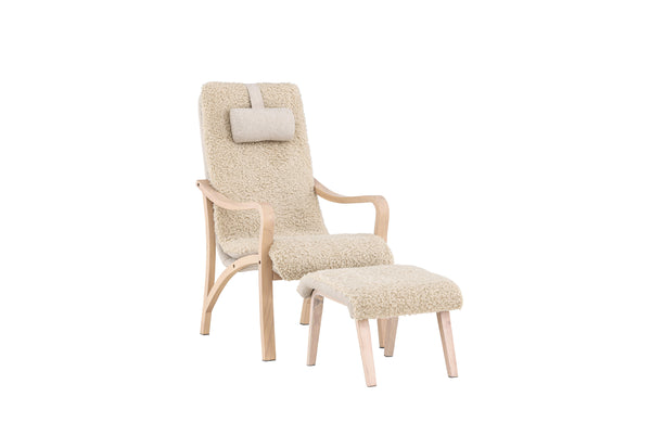 Fårö Loungefåtölj Brun