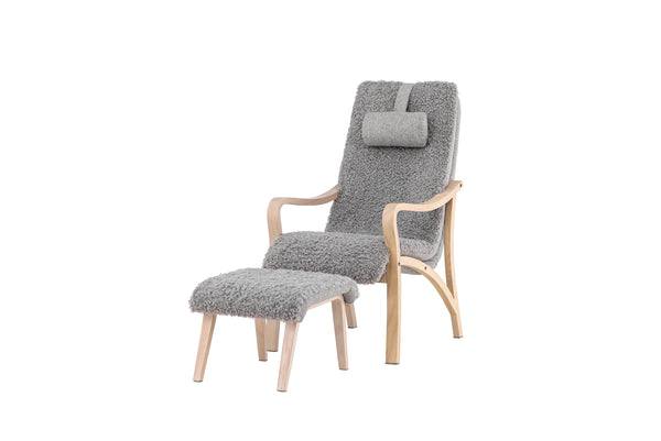 Fårö Loungefåtölj Ljusgrå