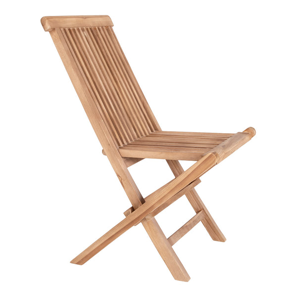 Toledo Matstol - teak, naturell, 46 × 62 × 89 cm
