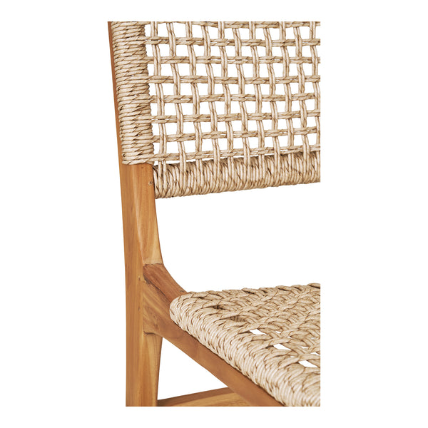Derby Dining Chair - Teak, polyrattan, Naturell, 50 × 56 × 90 cm