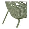 Saly Lounge Set - loungegrupp, PP/stål, grön, 45/79,5/67 × 80/69/131 × 45/74/77,5 cm